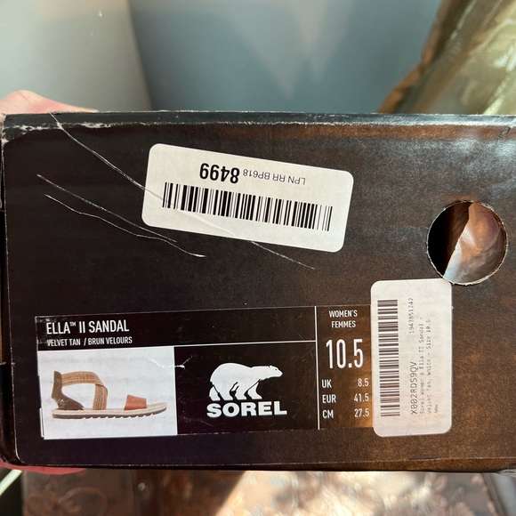 Sorel Women's Ella II Sandal - 10.5 - Velvet Tan - Picture 9 of 11